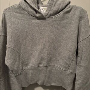 Aerie Light Gray Women's Hoodie Sweater